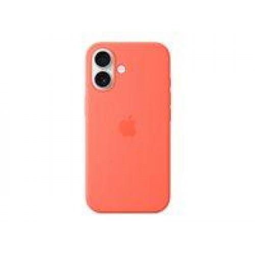 Mobilcover Apple iPhone 16 silicone med MagSafe - Mandarin