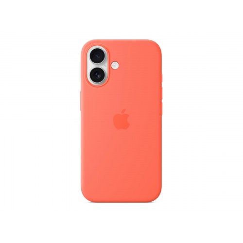 Mobilcover Apple iPhone 16 silicone med MagSafe - Mandarin