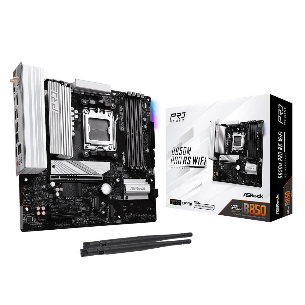 Bundkort ASRock B850M Pro RS WiFi - mATX - AM5