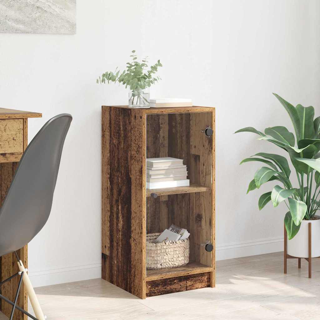 Sidebord Gammelt træ 35 x 37 x 76 cm Konstrueret træ