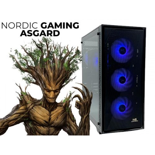 Stationær gaming PC Nordic Gaming Asgard Yggdrasil V8 - i5, 16 GB, RTX 5060, 1 TB