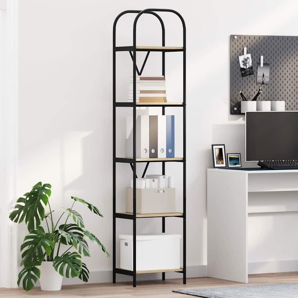 Bogreol Sonoma eg 40 x 30 x 183 cm Konstrueret træ