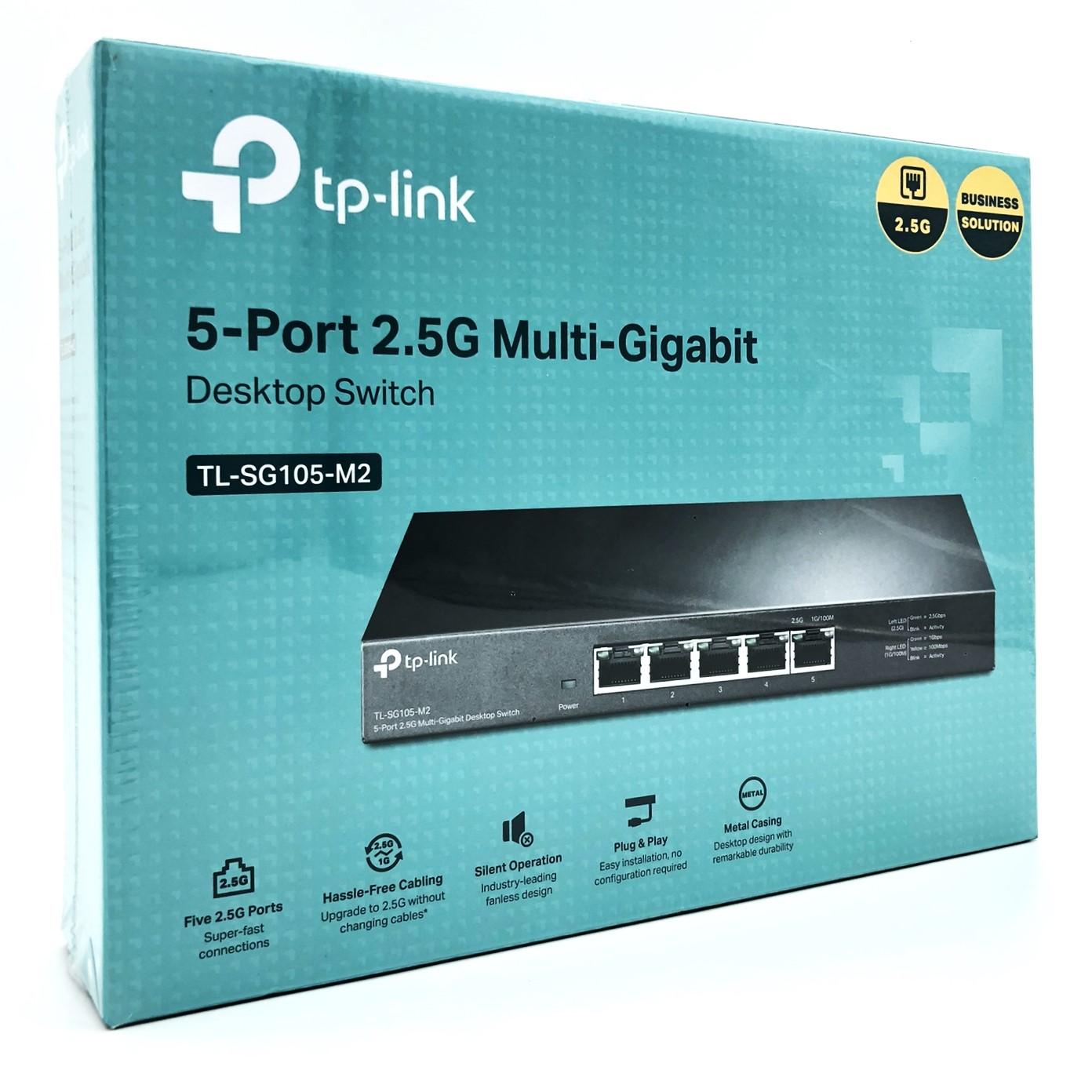 Netværksswitch TP-Link TL-SG105-M2 5-porte 2,5G