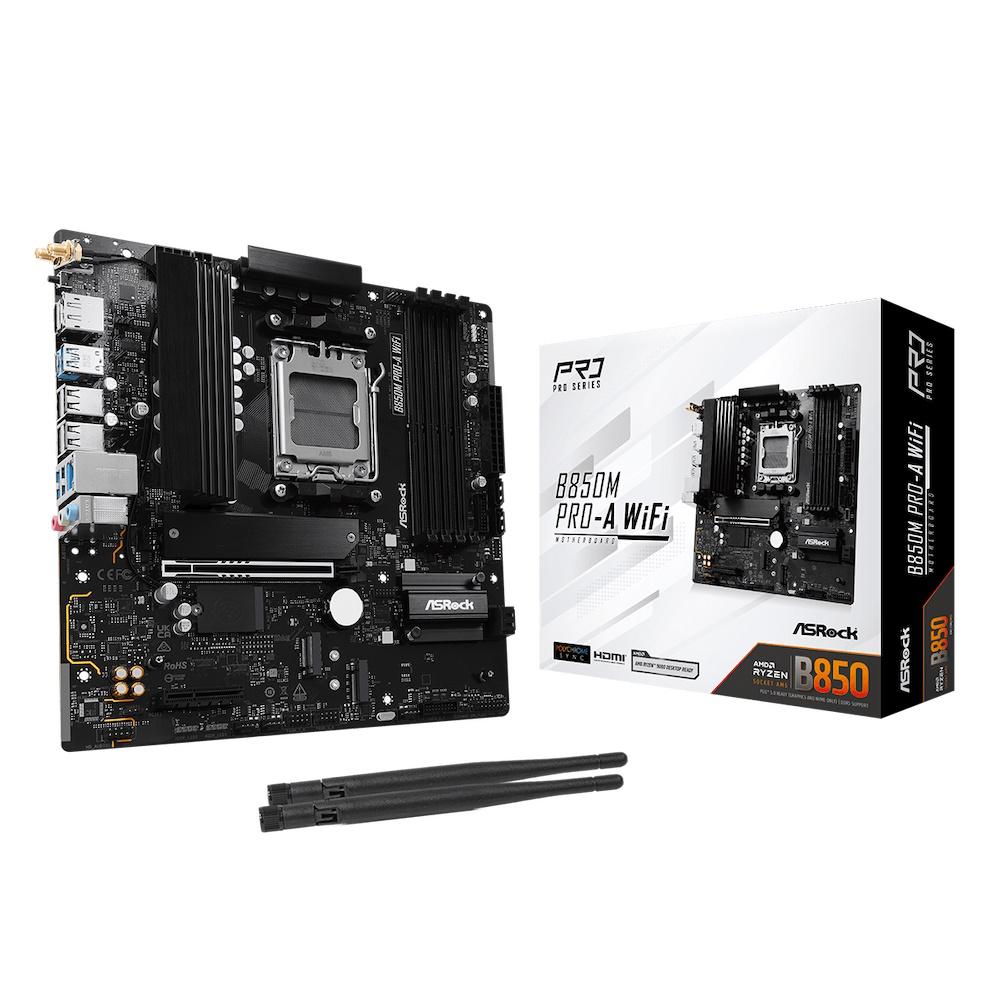 Bundkort ASRock B850M Pro-A WiFi mATX AM5 billede