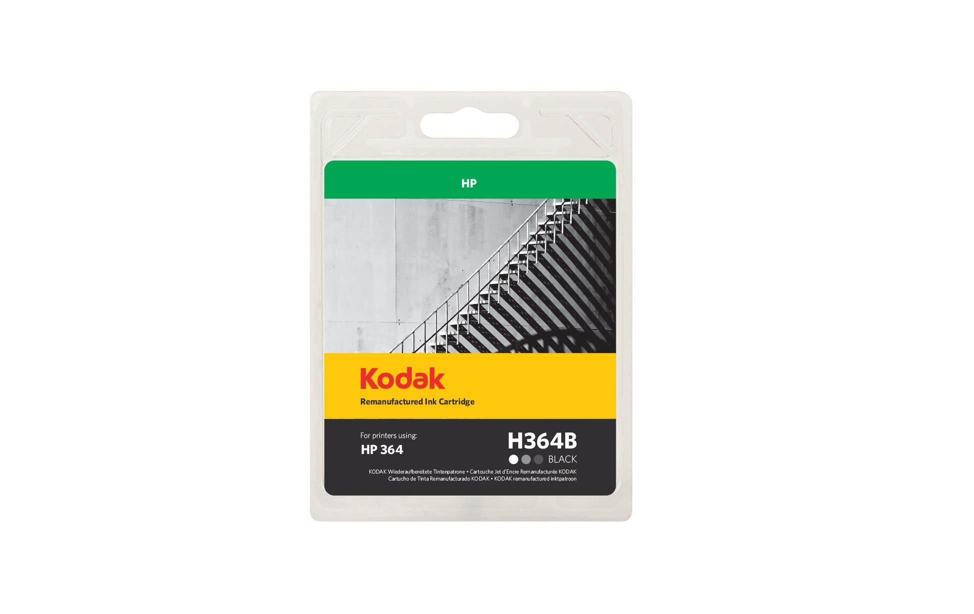 Blækpatron Kodak 364 CB316EE sort 10 ml – kompatibel til HP billede