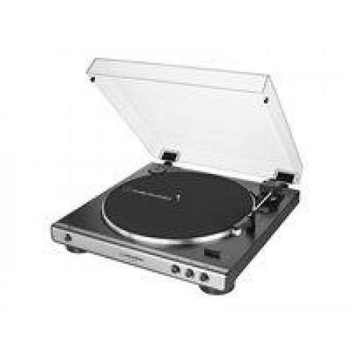 Pladespiller Audio?Technica AT?LP60XUSB – stereo, sort/grå