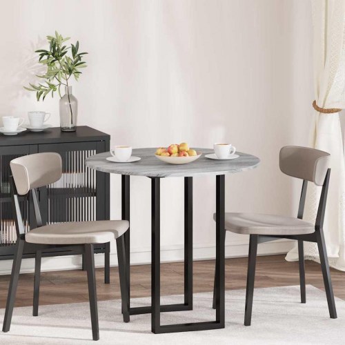 Bordplade Grå sonoma-eg 80 x 80 x 1.5 cm Konstrueret træ