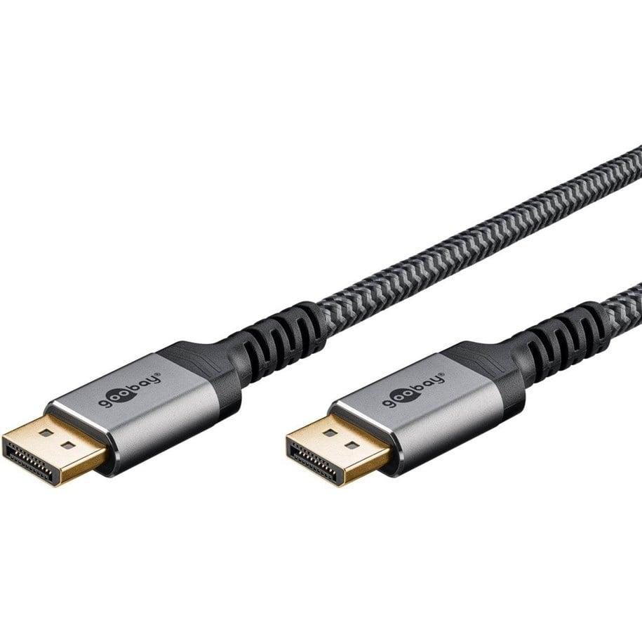 DisplayPort kabel 1,4 1 m - Goobay - sort billede