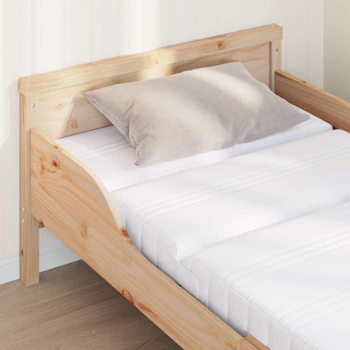Udvidelig skummadras 80 x 200 cm - hvid