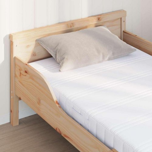 Udvidelig skummadras 80 x 200 cm - hvid