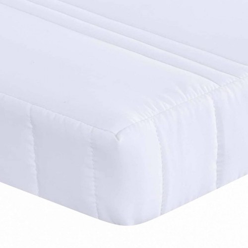 Udvidelig skummadras 80 x 200 cm - hvid