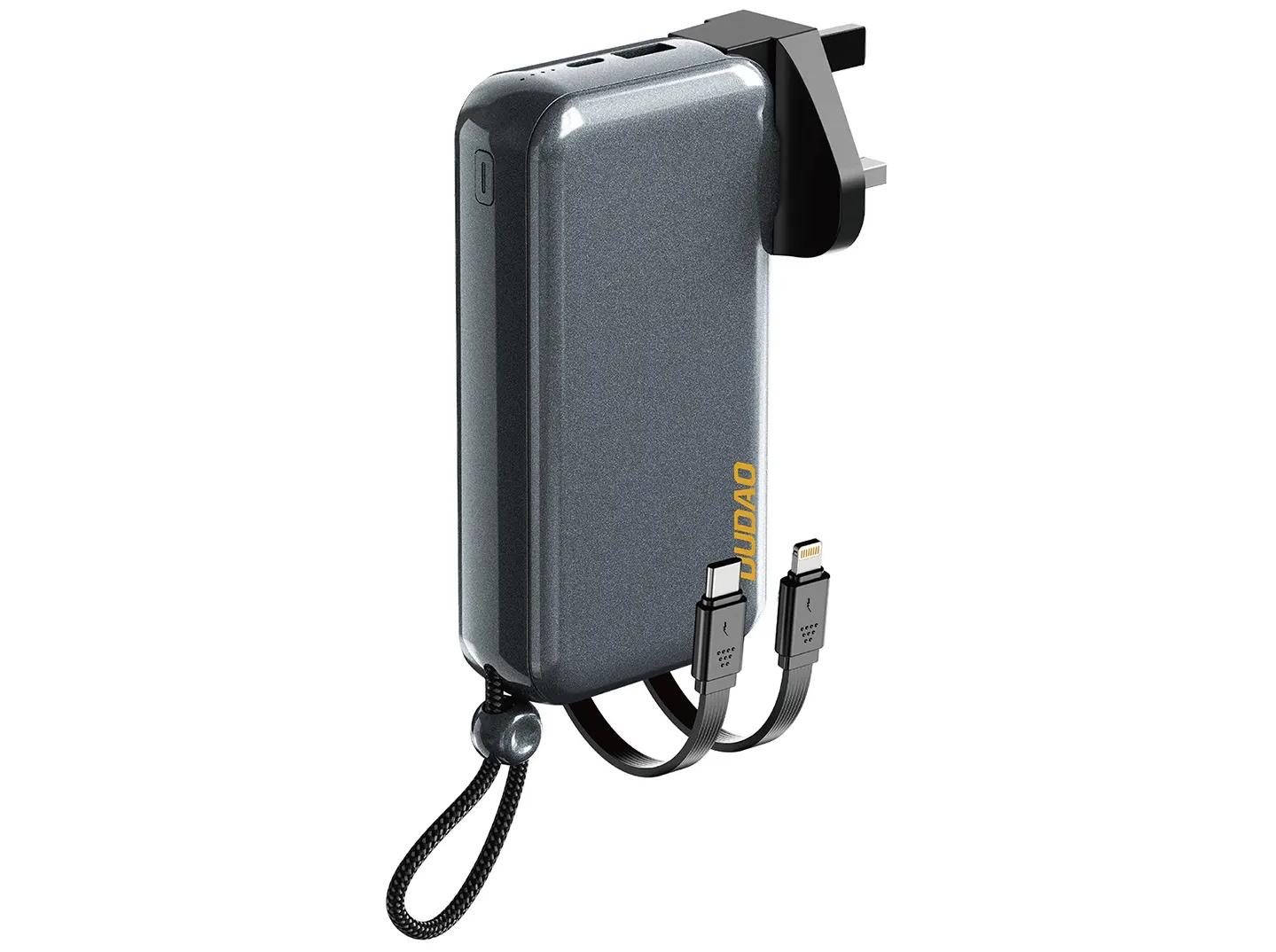 Powerbank Dudao K25 10.000 mAh 20 W - grå