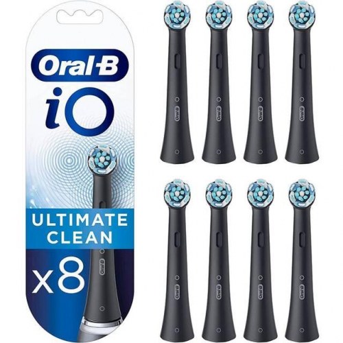 Tandbørstehoveder Oral-B iO Ultimate Clean – 8 stk., sort