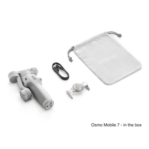 Mobil gimbal DJI Osmo Mobile 7 – håndholdt stabilisator, hvid