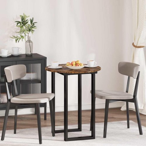 Bordplade Røget eg 60 x 60 x 1.5 cm Konstrueret træ