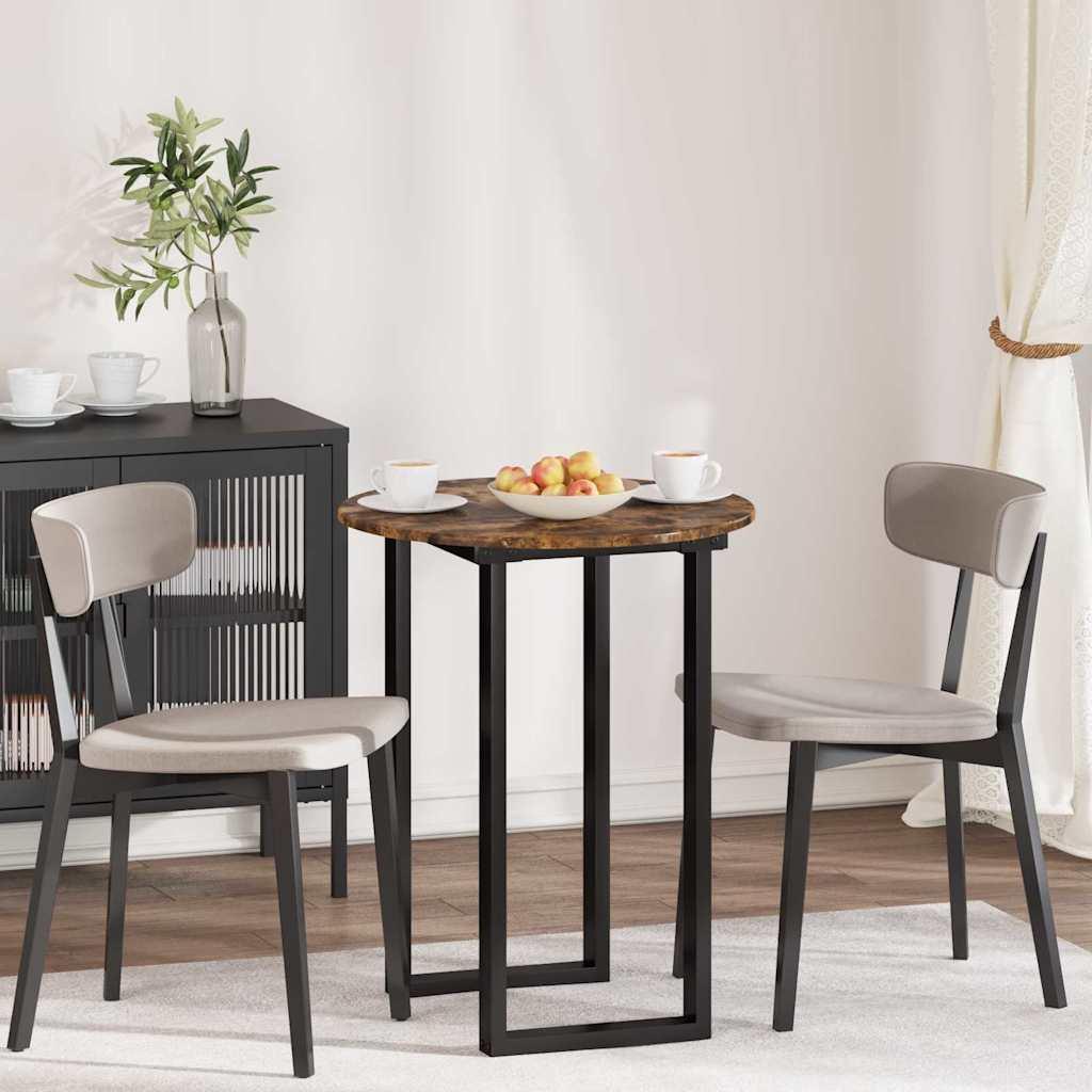 Bordplade Røget eg 60 x 60 x 1.5 cm Konstrueret træ