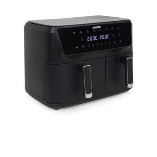 Varmluftsfriture – Princess 182470, dobbelt 11 l, 2.700 W, sort