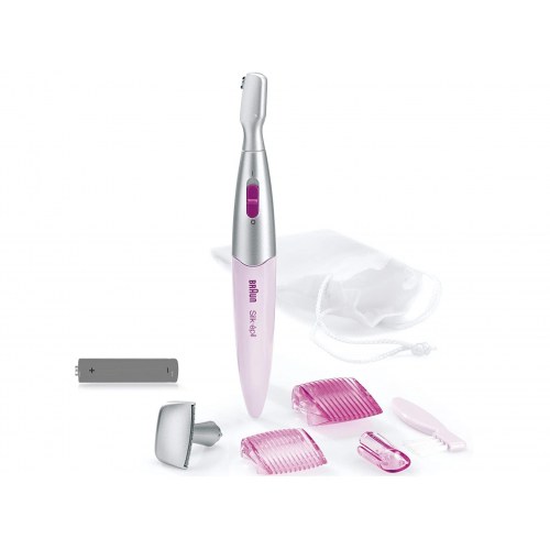 Ladyshaver til bikini og ansigt Braun Silk‑épil FG1100 – lyserød