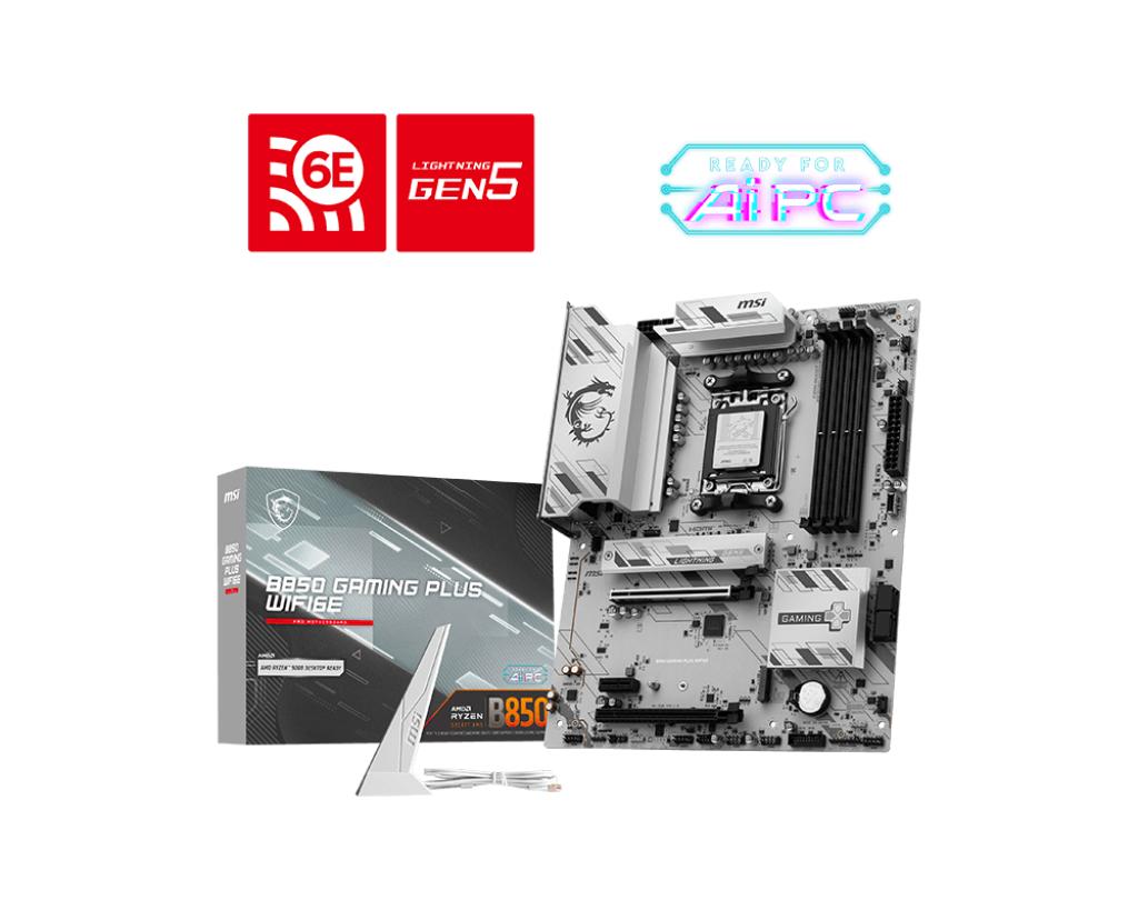 Bundkort MSI B850 Gaming Plus WiFi 6E - AMD AM5 ATX billede