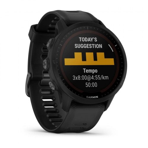 Smartwatch Garmin Forerunner 955 Solar - sort sportsur