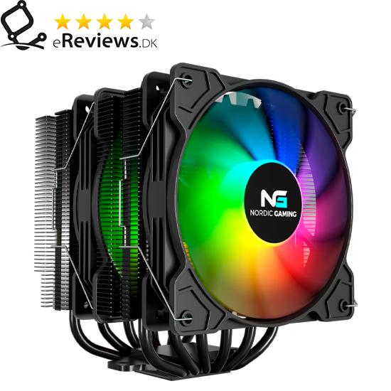 Nordic Gaming AC200 Processor-køler 2-pack Sort 120 mm