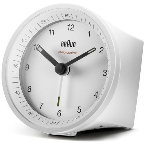 Vækkeur Braun BC07W – radiostyret analog, hvid