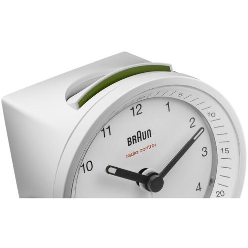 Vækkeur Braun BC07W – radiostyret analog, hvid