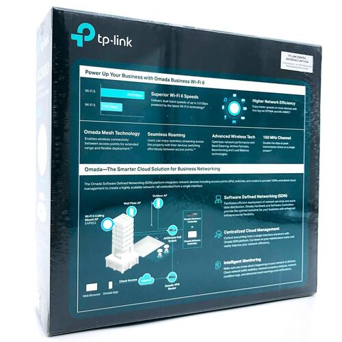 Wi?Fi 6 access point TP-Link Omada EAP653 AX3000 – hvid