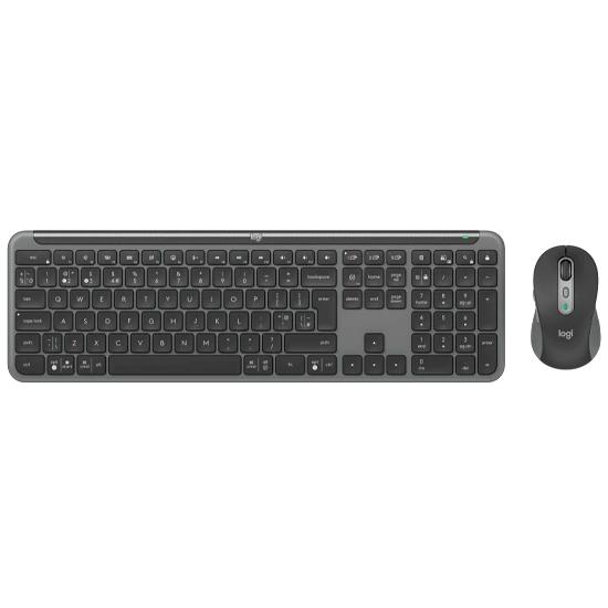 Trådløst tastatur og mus - Logitech Signature Slim Combo MK950 for Business (Nordisk, grafit) billede