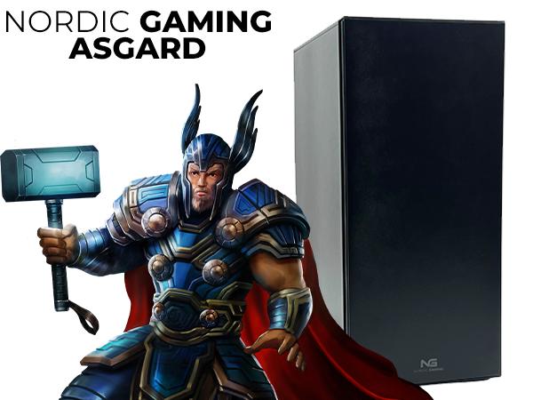 Gaming PC Nordic Gaming Asgard Thor V4 - Ryzen 5, 32 GB, RTX 5070, 1 TB SSD billede