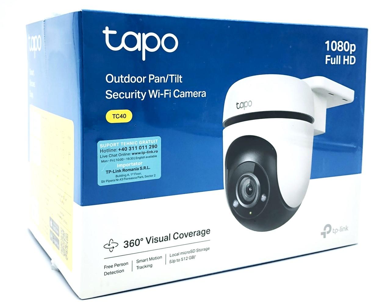 Overvågningskamera udendørs TP-Link Tapo TC40 – 1080p pan/tilt Wi?Fi billede
