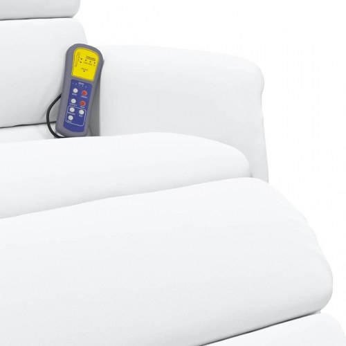 Massage Lænestol Hvid 71 x 98 x 106 cm Kunstlæder