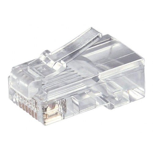 RJ45 netværksstik til rund kabel 8-polet - Goobay