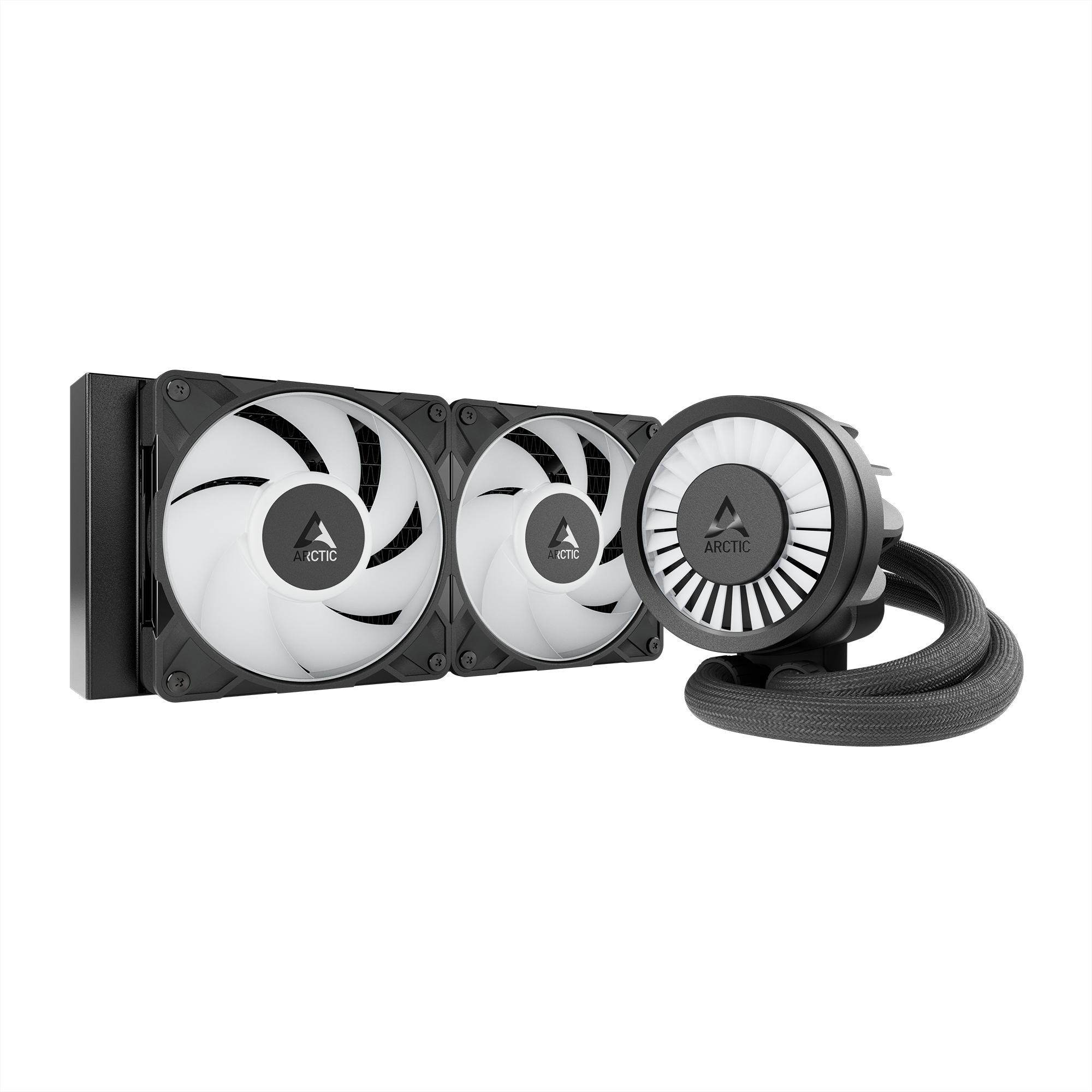 CPU køler vandkøling ARCTIC Liquid Freezer III Pro 240 A-RGB – 240 mm, sort/hvid billede