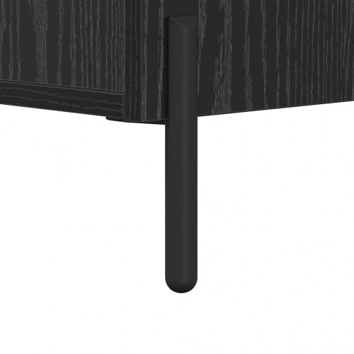 Sidebord i sort eg med 3 skuffer - 34,5 x 34 x 90 cm