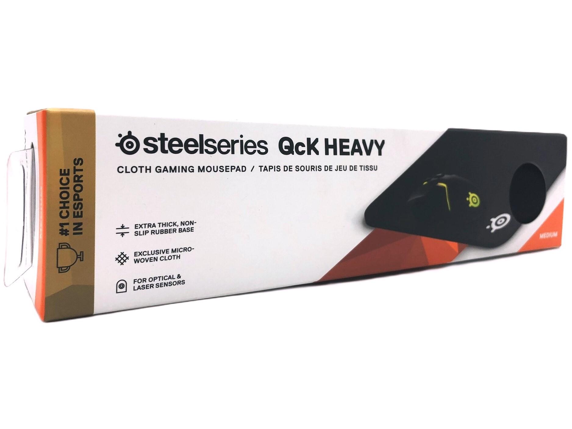 Musemåtte SteelSeries QcK Heavy Medium – sort, 32 × 27 cm