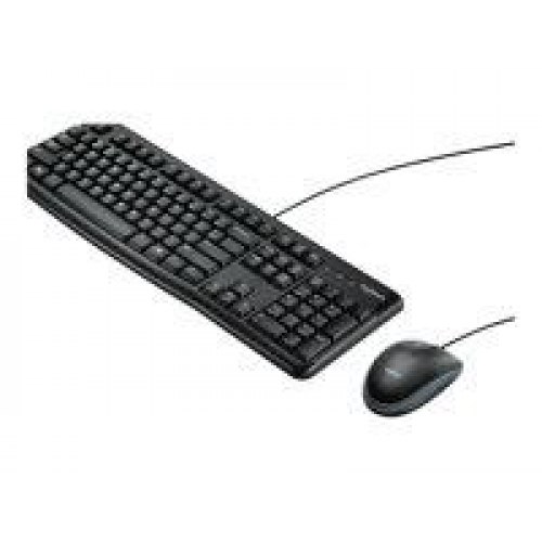 Tastatur og mus med ledning – Logitech MK120, USB, nordisk