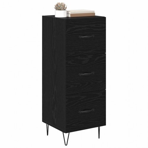 Sideboard i sort eg med 3 skuffer