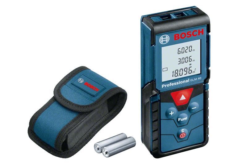 Laserafstandsmåler Bosch GLM 40 – 40 m, sort/blå