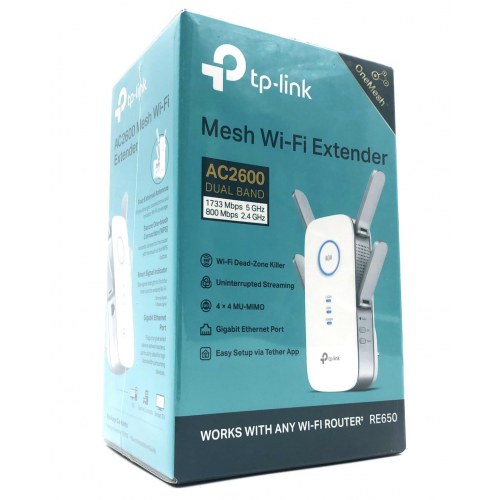 Wi?Fi rækkeviddeforlænger TP-Link RE650 AC2600 (Dual Band)