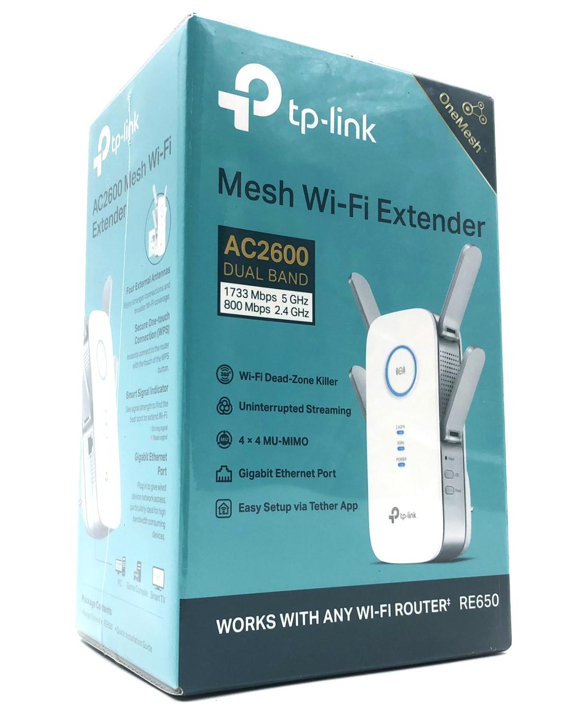 Wi?Fi rækkeviddeforlænger TP-Link RE650 AC2600 (Dual Band)