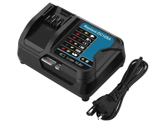 Batterioplader til Makita 10,8–12 V – kompatibel med DC10SA