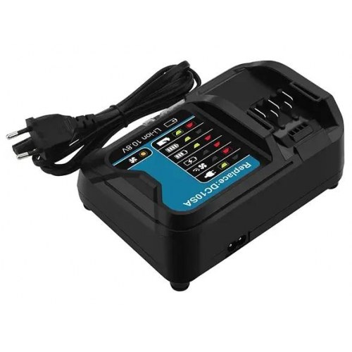 Batterioplader til Makita 10,8–12 V – kompatibel med DC10SA