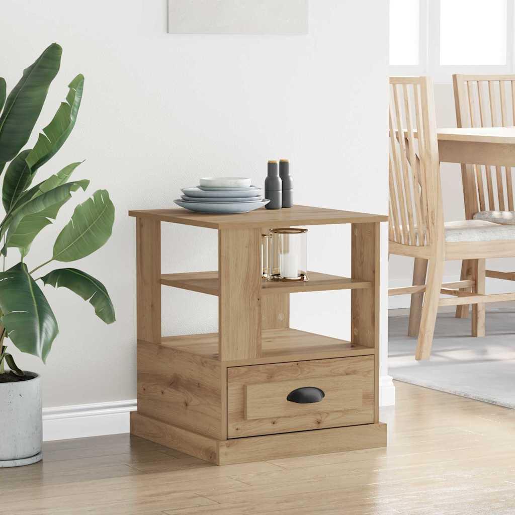 Natskab med skuffe artisan eg 50 x 50 x 60 cm Konstrueret træ