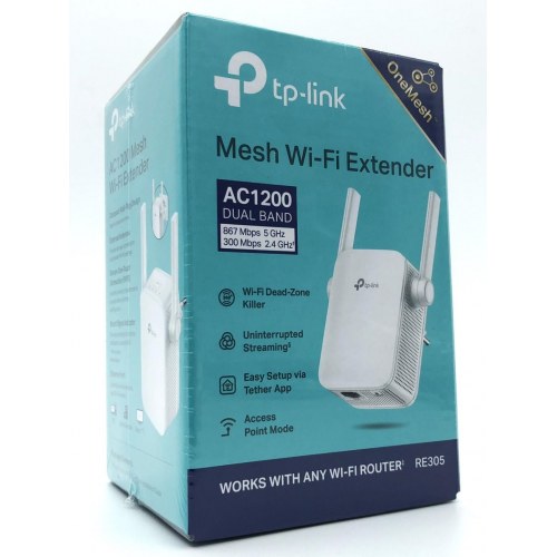 Wi?Fi forlænger TP-Link AC1200 RE305 - dual-band mesh