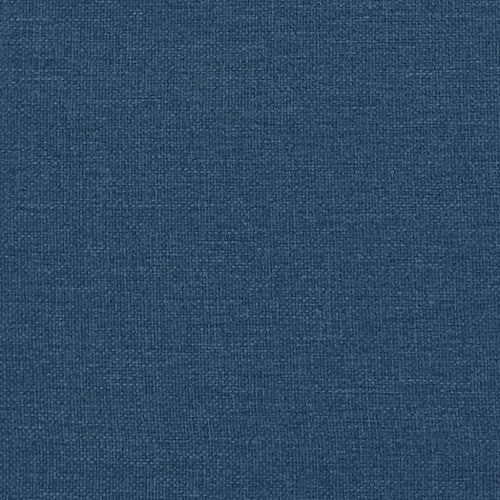 Spisestole med hjul 2 stk Blå 57 x 66 x 94 cm Stof