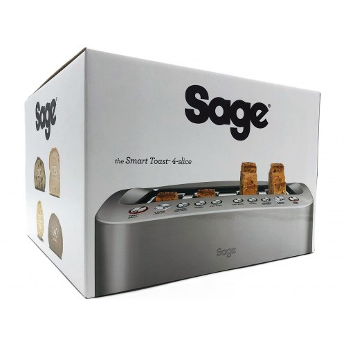 Brødrister 4-skiver Sage the Smart Toast STA845BAL2EEU1 – Sølv