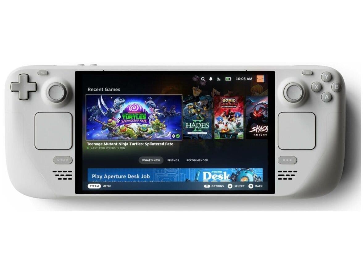 Spillekonsol Valve Steam Deck OLED 16 GB RAM 1 TB SSD (hvid)