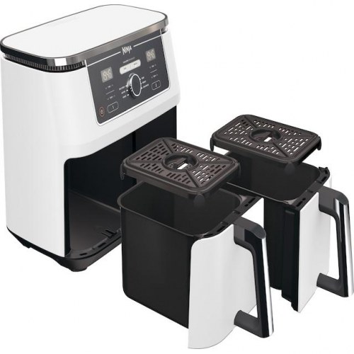 Airfryer Ninja Foodi MAX AF400EUWH – hvid, dobbelt kurv 9,5 l