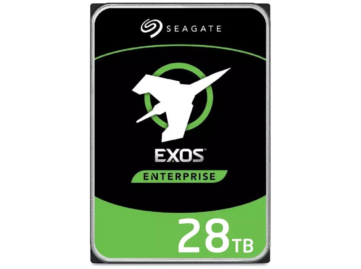 Harddisk Seagate Exos 28 TB 3,5" SATA 6 Gb/s 7200 rpm - Factory Refurbished billede
